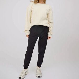 Albion Jetsetters Minimalist Outdoor Hiking Preppy Gold Ankle Zipper Joggers M